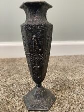Jennings Brothers Antique 6-sided Bronze Vase - Very Rare picture