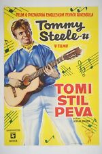 TOMMY STEELE STORY / ROCK AROUND THE WORLD exYU movie poster 1957 GERARD BRYANT picture