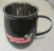WALKER STALKER Wild Bill's Olde Fashioned Soda Pop Barrel Black Metal Mug Zombie picture