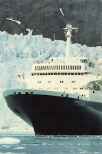Postcard Holland American Line at Alaska's Glacier Bay National Monument picture
