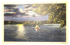 Pontoosuc Lake Pittsfield Mass Postcard picture
