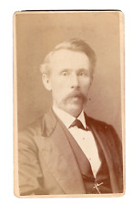 BOSTON MA  c1876 ID Victorian Man PLINY T. LITCHFIELD CDV by A. MARSHALL picture