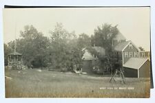 Old RPPC postcard WEST VIEW OF SHADY NOOK, EAST WAKEFIELD, CARROLL COUNTY, N.H. picture