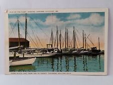 Postcard Eastport Maine Pick of the Fleet Sardine Carriers Boats Ships c1931 picture