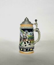 ***Vintage Miniature Germany Beer Stein Mug, 95% Zinn (Pewter)*** picture