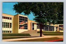 Logan UT-Utah, Student Union Building, USAC, Antique, Vintage Souvenir Postcard picture