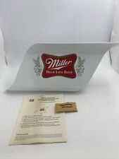 Vintage Miller High Life Beer “The Champagne of Beers”  Plastic Hanging Sign picture