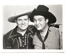 1951 Press Photo Gene Autry Lester Alvin Smiley Burnett WHIRLWIND Western Movie picture