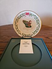 Lenox 1991 Annual Christmas Plate Toys in Sleigh Eleventh In Series Collectors picture