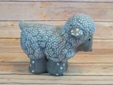 Handpainted Ceramic Black Sheep Easter Decoration picture