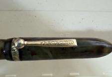 Broadway Pen Fountain Pen IN Lever Celluloid Marbled Vintage 1930 Marking picture