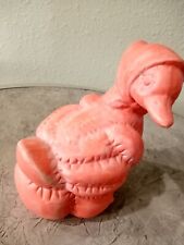 Decorative Duck Ceramic Painted Salmon with White Wax Finish picture