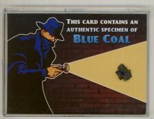 Shadow Knows OTR Old Time Radio Sponsor Authentic Blue Coal Specimen Prop Card picture