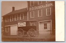 E.J. Stoddard Meat Delivery Wagon Jackson Pennsylvania c1910 Real Photo RPPC picture