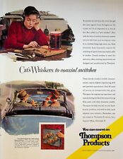 1953 Thompson Products Cat's Whiskers Wire Coaxial Switch Vintage 1950s Print Ad picture
