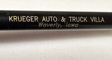 Vintage Waverly Iowa Krueger Auto Truck Villa Plymouth Dealership Car Dealer Pen picture