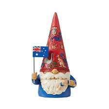 Enesco Jim Shore Heartwood Creek Gnomes Around The World Australian Figurine,... picture