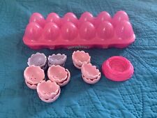 Hatchimals Colleggtibles Empty Pink Carton w/ Egg Shells and One Pink Nest F/S picture
