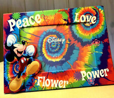 Disney/Jerry Leigh-4 x6 Mickey Mouse PHOTO FRAME-Peace Love Flower Power Tie Dye picture