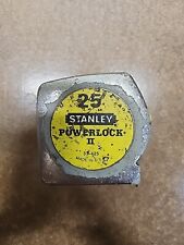 Vintage Stanley Powerlock  II 25’ Tape Measure #33-425 USA picture