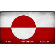 Greenland Flag Novelty Metal Magnet M-4020 picture
