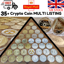 35+Crypto Coin Collectable SOL BTC ETH XRP BNB *UK STOCK FAST DELIVERY* Bitcoin picture