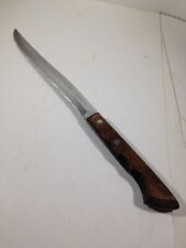 Vintage EKCO FLINT Arrowhead Stainless Vanadium Serrated Knife 8” Blade picture