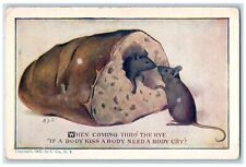 c1910's Mouse Rat In Pie Braddock North Carolina NC Posted Antique Postcard picture