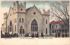 Hand Colored Postcard M.E. Church in Fairbury, Nebraska~130837 picture