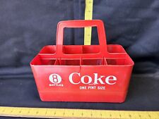 Vintage Coca Cola Red  Plastic 8 Ball Pack Bottle Carrier Display Advertising picture