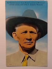 Bill Carlisle Wyoming's Famed Lone Bandit Posted 1957 Postcard picture