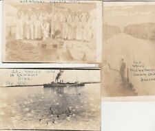 SET OF 6 RPPC'S~CREW OF USS MANLY~1919 picture