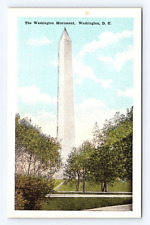 Vintage Old Postcard Washington DC Washington Monument 1920-1930's picture