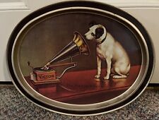 RCA Records Classic Nipper Serving Tray Vintage Tin Made In USA  picture