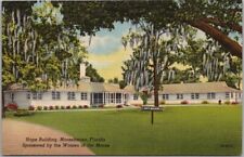 c1950s Moosehaven, Florida Linen Postcard 