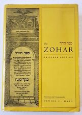 The Zohar: Pritzker Edition, Vol. 1 (Volume 1) by Daniel Matt VG Kabbalah  picture
