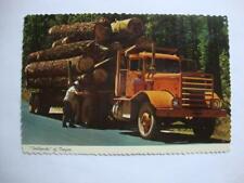 Railfans2 612) The Old Loaded Logging Truck With Oregon 