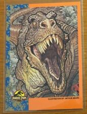 1992 Topps Promo Card Announcing Jurassic Park Trading Cards Arthur Adams  picture