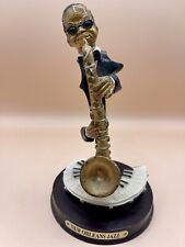 African American Jazz 🎷 Saxophone Statue Figurine New Orlean Jazz  6.5” Tall picture