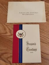 *SCARCE* 1959 President Dwight D. Eisenhower Official White House Christmas Card picture