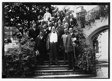 Robin H. Brown,Hatfield,William Howard Taft,group of men posed on steps,c1913 picture