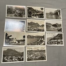 Vintage Photo Prints Lago di Lugano Monte Bre Switzerland 1950s picture