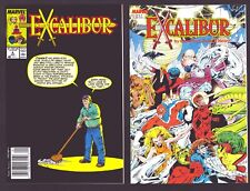 EXCALIBUR 8 COMIC LOT SPECIAL EDITION 1 # 4 5 7 8 9 10 14 F/VF 1987-89 MARVEL picture