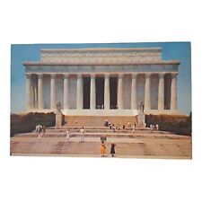 Postcard Lincoln Memorial Washington DC Chrome Unposted picture