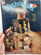 Vintage Whitman Nativity Set Book press outs Intact Unused  picture