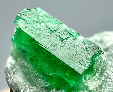 43 Carat Top Quality Green Emerald Crystal On Matrix From Swat Pakistan picture