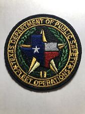 Texas Department of Public Safety DPS Fleet Management Patch ~ 2.5” ~ RARE picture
