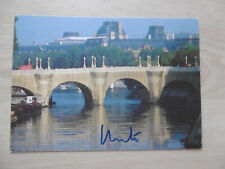 Christo Artist signed 4x6 inch artpostcard  picture