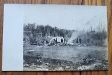 Rppc Postcard Men Camping, Tents, Fire. Circa 1907-1914 picture