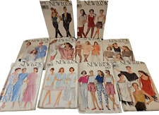 New Look Vintage Outfits Sewing Patterns 1980s 10 pc. Lot Sizes 8-18 picture